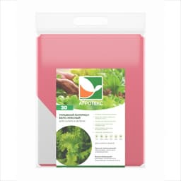 Бело-красный укрывной материал 30